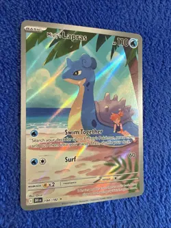 Pokemon TCG: Misty's Lapras IR Illustration Rare SV10: Destined Rivals 194/182 - Image 2