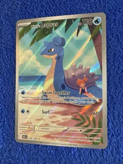 Pokemon TCG: Misty's Lapras IR Illustration Rare SV10: Destined Rivals 194/182 - Image 3