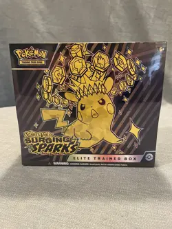 Pokemon TCG Surging Sparks Elite Trainer Box ETB NEW SEALED - Image 4