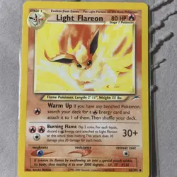 Light Flareon 46/105 Neo Destiny NM WOTC Pokemon TCG Vintage Eeveelution - Image 1