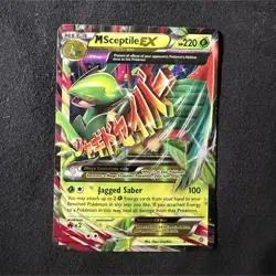 Pokemon M Sceptile EX Mega Full Art Ultra Rare Holo 8/98 XY Ancient Origins 220… - Image 1