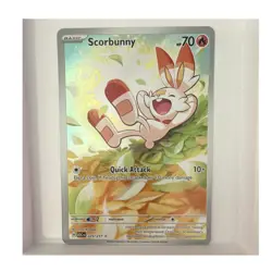 Scorbunny 225/217 ASC Holo Rare Pokemon TCG English 2026 70 HP Nishida - Image 1