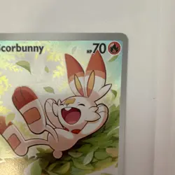 Scorbunny 225/217 ASC Holo Rare Pokemon TCG English 2026 70 HP Nishida - Image 2