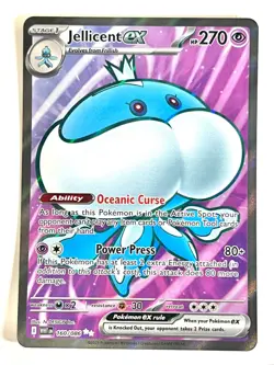 Jellicent ex 160/086 Ultra Rare White Flare Pokemon TCG Pack Fresh Near Mint NM - Image 1