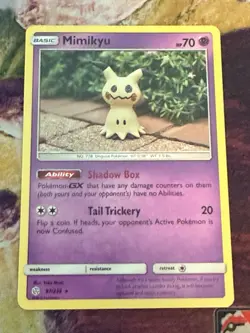 Pokemon TCG Mimikyu 97/236 Sm-Cosmic Eclipse Regular -rare - Image 1