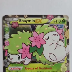 Pokemon TCG Shaymin EX XY148 XY Promo Holo Basic Grass 110 HP EN - Image 4