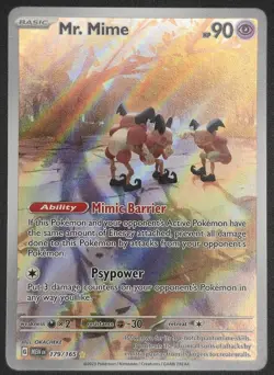 Mr. Mime - 179/165 - Illustration Rare- Scarlet & Violet 151 - Image 1