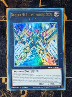 YUGIOH Number F0: Utopic Future Zexal (DUAD-EN042) Ultra Rare 1st Edition NM - Image 1