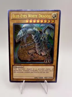 Yu-Gi-Oh Blue-Eyes White Dragon 1st Edition Ultimate Rare Card YSKR-EN001 - Image 1