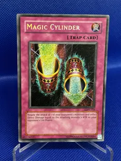 Yugioh Magic Cylinder LON-104 Labyrinth of Nightmare Secret Rare LP - Image 1