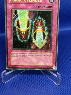 Yugioh Magic Cylinder LON-104 Labyrinth of Nightmare Secret Rare LP - Image 3