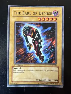 The Earl of Demise LON-056 1st Edition Labyrinth of Nightmare Yu-Gi-Oh TCG - Image 1