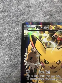 Pokemon Pikachu EX XY124 Black Star Promo 2016 Holo Card TCG - Image 2