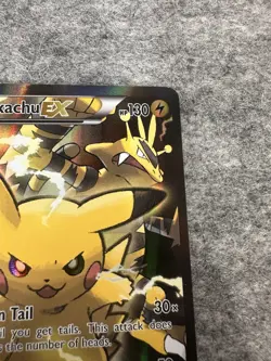 Pokemon Pikachu EX XY124 Black Star Promo 2016 Holo Card TCG - Image 3