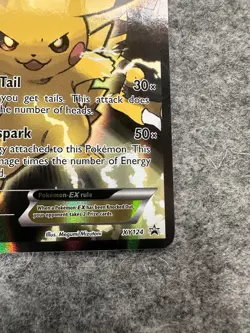Pokemon Pikachu EX XY124 Black Star Promo 2016 Holo Card TCG - Image 4