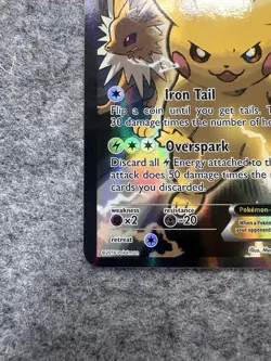 Pokemon Pikachu EX XY124 Black Star Promo 2016 Holo Card TCG - Image 5