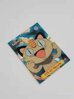 Pokemon Topps TV11 #53 Meowth Holo Foil Puzzle Card - Series 1- Near Mint - Image 2