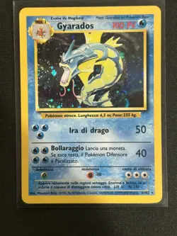 Pokemon Gyarados TCG Base Set Holo Rare Unlimited Card 6/102 NM Condition - Image 1
