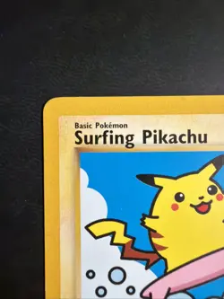 Pokemon TCG Surfing Pikachu Black Star Promo Card 28 WOTC - Image 3