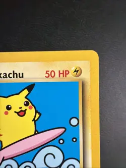 Pokemon TCG Surfing Pikachu Black Star Promo Card 28 WOTC - Image 4