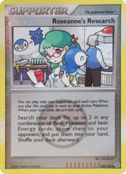 Roseanne's Research - League & Championship Cards - 125/132 - Holo NM Pokemon - Image 3