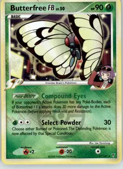 Butterfree FB - League & Championship Cards - 17/147 - Holo NM Pokemon - Image 1