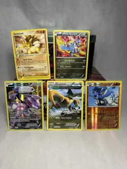 Pokemon Card Lot Vintage Holo Rare Collection Cards E reader with top loaders - Image 2