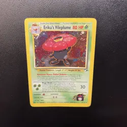 Erika's Vileplume Holo Gym Heroes Set Pokemon Card 5/132 - Image 5