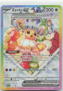 Eevee ex - Promo SV: Scarlet & Violet Promo Cards 174 NM - Image 1