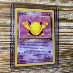 Drowzee 54/82 2000 Team Rocket Unlimited WOTC Pokemon Card LP-NM - Image 1