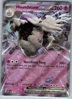 Houndstone ex 162 SV: Scarlet & Violet Promo Cards - Pokemon Card - NM - Image 1