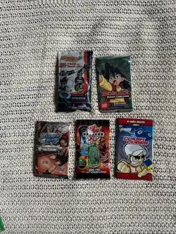 Beyblade Trading Cards Game, Dog Tags, TechDeck Dude & Others (Lot of 5) - Image 1