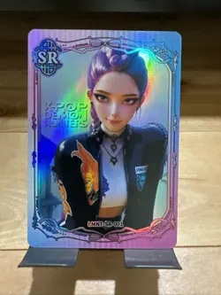 NEW! KPop Demon Hunters Collector Photo Card #SR 001 Holographic - Rumi - Image 3