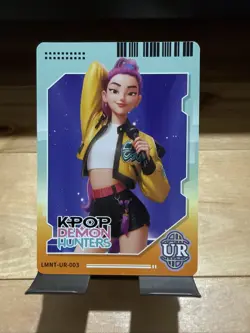 NEW! KPop Demon Hunters Collector Photo Card #UR 003 - Rumi - Image 3