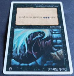 MTG Dark Ritual | MTG 4th Edition | LP + | Black Mana Instant | Vintage | - Image 3
