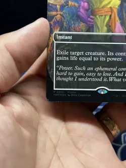 Magic the Gathering PSA Magazine Promo Swords to Plowshares Thanos - Image 3