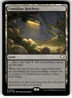 EUMIDIAN HATCHERY #20 MTG COMMANDER: EDGE OF ETERNITIES RARE - Image 1