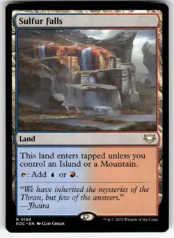 SULFUR FALLS #184 MTG COMMANDER: EDGE OF ETERNITIES RARE - Image 1