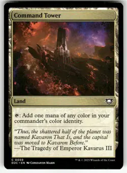 COMMAND TOWER #59 MTG COMMANDER: EDGE OF ETERNITIES COMMON - Image 1