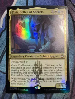 MTG 2022 Commander: Streets of New Capenna: Tivit, Seller of Secrets (Foil) - Image 1
