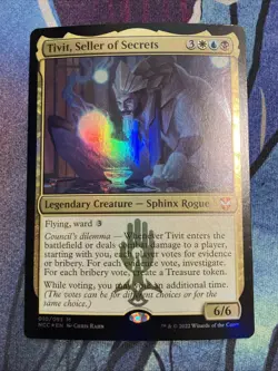 MTG 2022 Commander: Streets of New Capenna: Tivit, Seller of Secrets (Foil) - Image 3