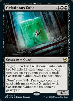 4 x Gelatinous Cube - Adventures in the Forgotten Realms - NM-Mint - MTG - Image 1