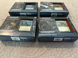 Magic the Gathering MtG Warhammer 40,000 40k Commander Decks Set of 4 Sealed New - Image 2