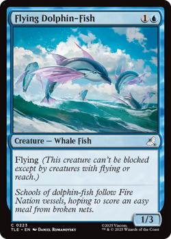 Flying Dolphin-Fish 223 TLE NM Near Mint MTG Magic NM - Image 1