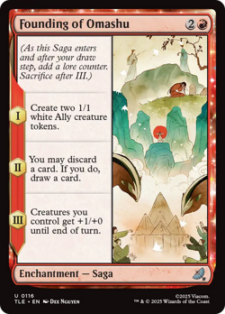Founding of Omashu 116 TLE NM Near Mint MTG Magic NM - Image 1
