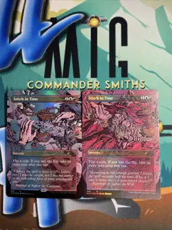Stitch in Time ✨ FLIP FOIL ✨ MTG NM Mint Secret Lair Heads I Win Tails You Lose - Image 1