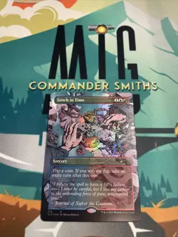 Stitch in Time ✨ FLIP FOIL ✨ MTG NM Mint Secret Lair Heads I Win Tails You Lose - Image 3
