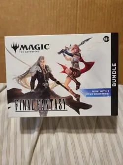 MTG Magic Final Fantasy Fat Pack Bundle Box Factory Sealed w/ 9 Packs - Image 1