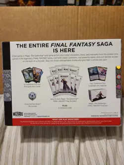 MTG Magic Final Fantasy Fat Pack Bundle Box Factory Sealed w/ 9 Packs - Image 2