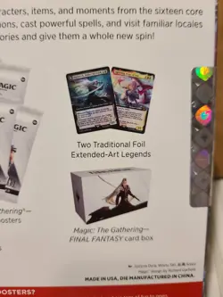 MTG Magic Final Fantasy Fat Pack Bundle Box Factory Sealed w/ 9 Packs - Image 5